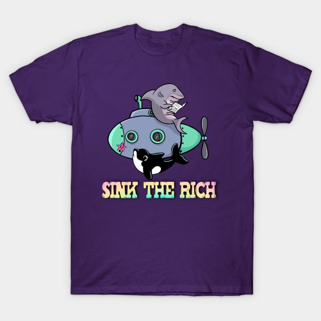 Sink the rich T-Shirt by Divergent Curiosities 